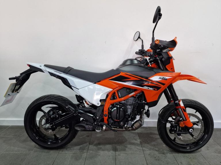 2025 KTM 125 SMCR, Learner Legal Supermoto, Only 245 Miles!