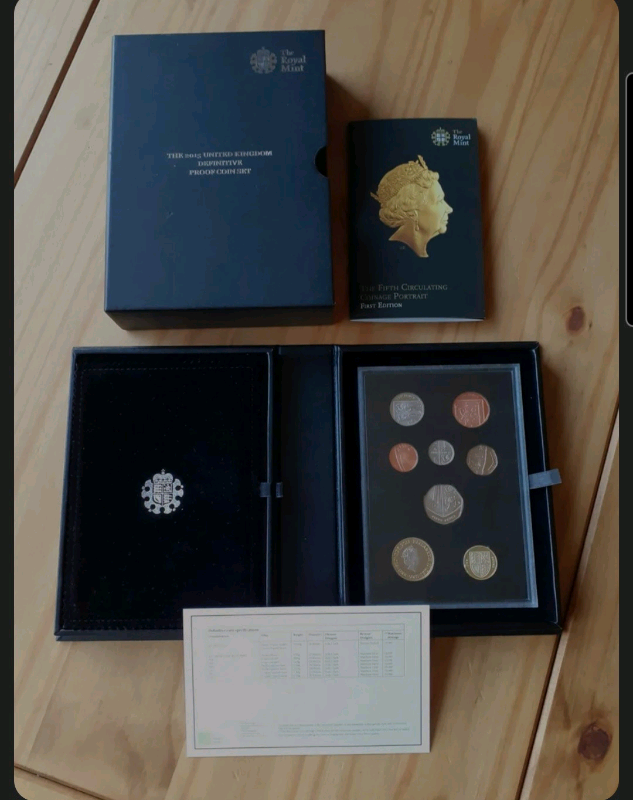 2015 Definitive Proof Coin Set