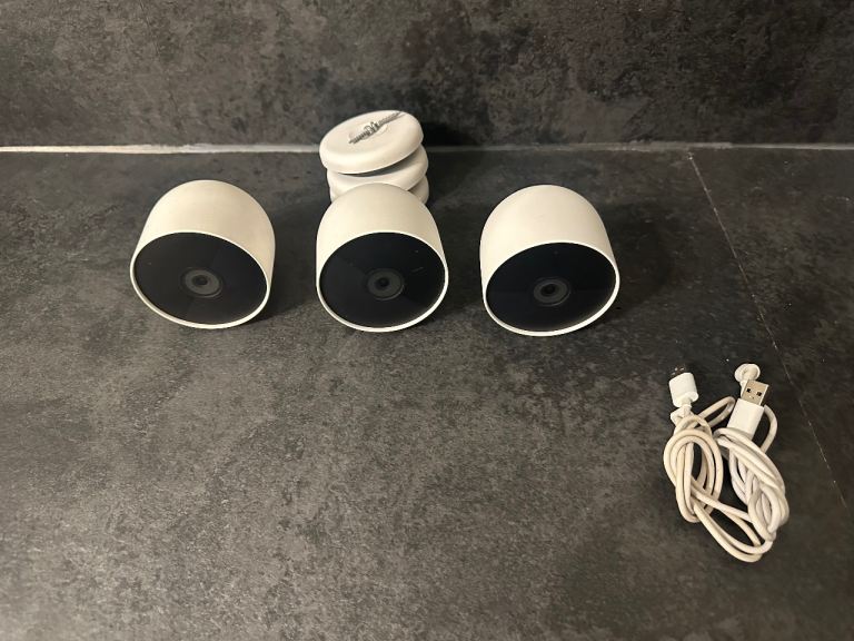image for 3 x Google Nest Outdoor Cameras