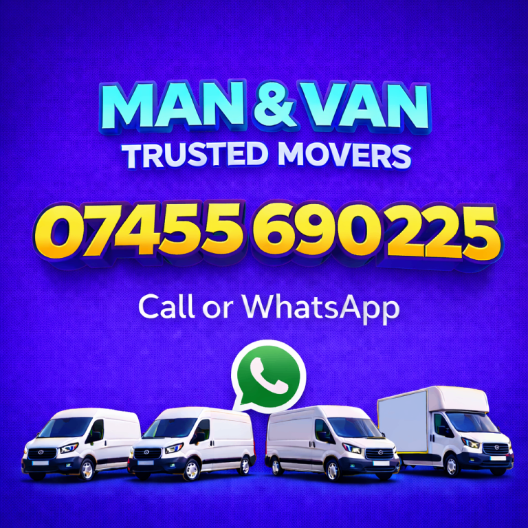 Man And Van Delivery House Moped Sofa Movers Moving Removals Service TW1 TW2 TW3 TW4 TW5 TW6 TW7 N1