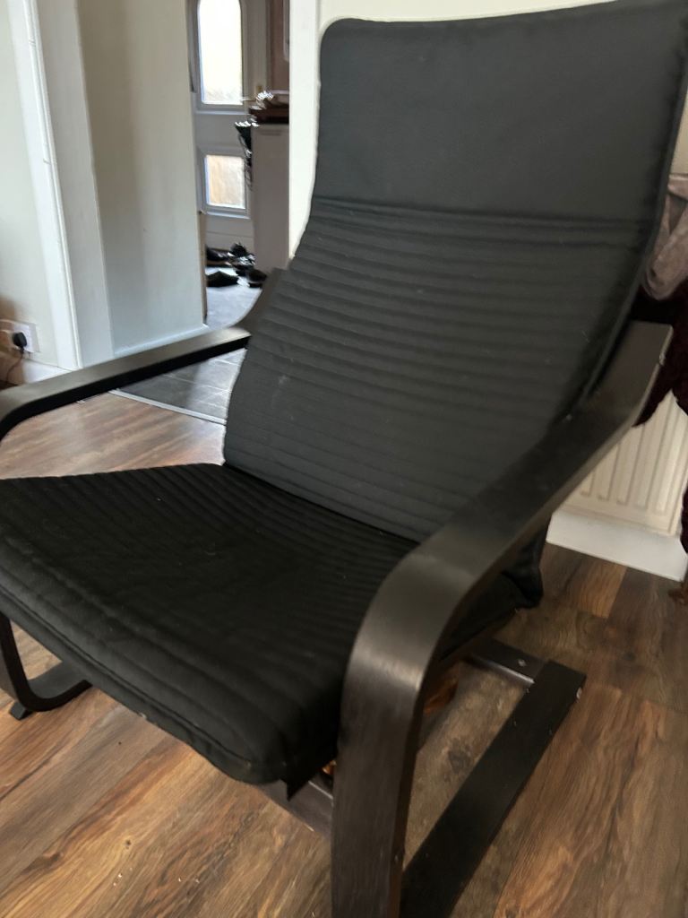 Black ikea rocking chair