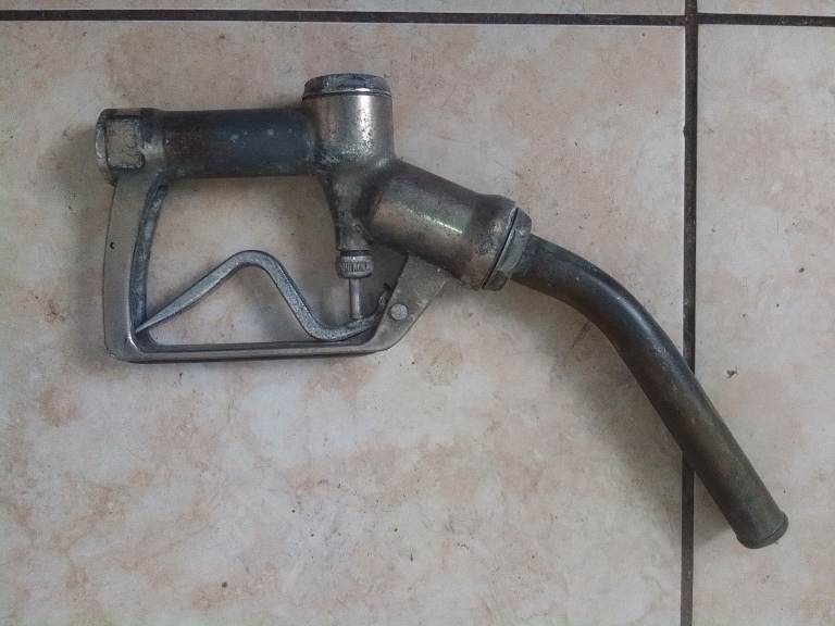 Old petrol pump nozzle 40s- 50s era