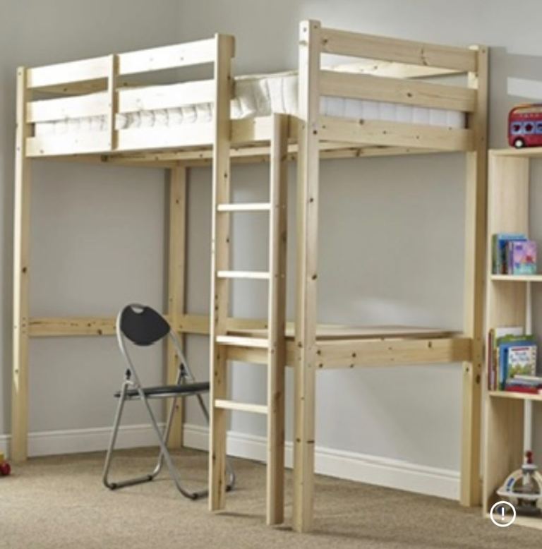 2ft6 Shorty High Sleeper (with extras)