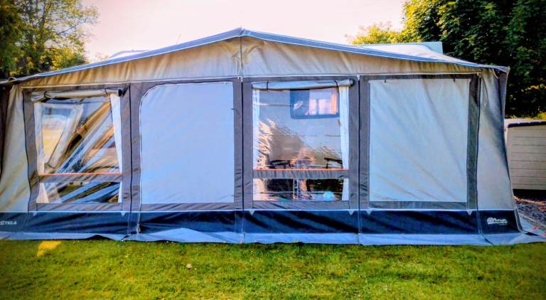 Inaca Stela 250 All Season Caravan Awning - Size 1000-1025 (15) - Full Awning - Excellent Condition