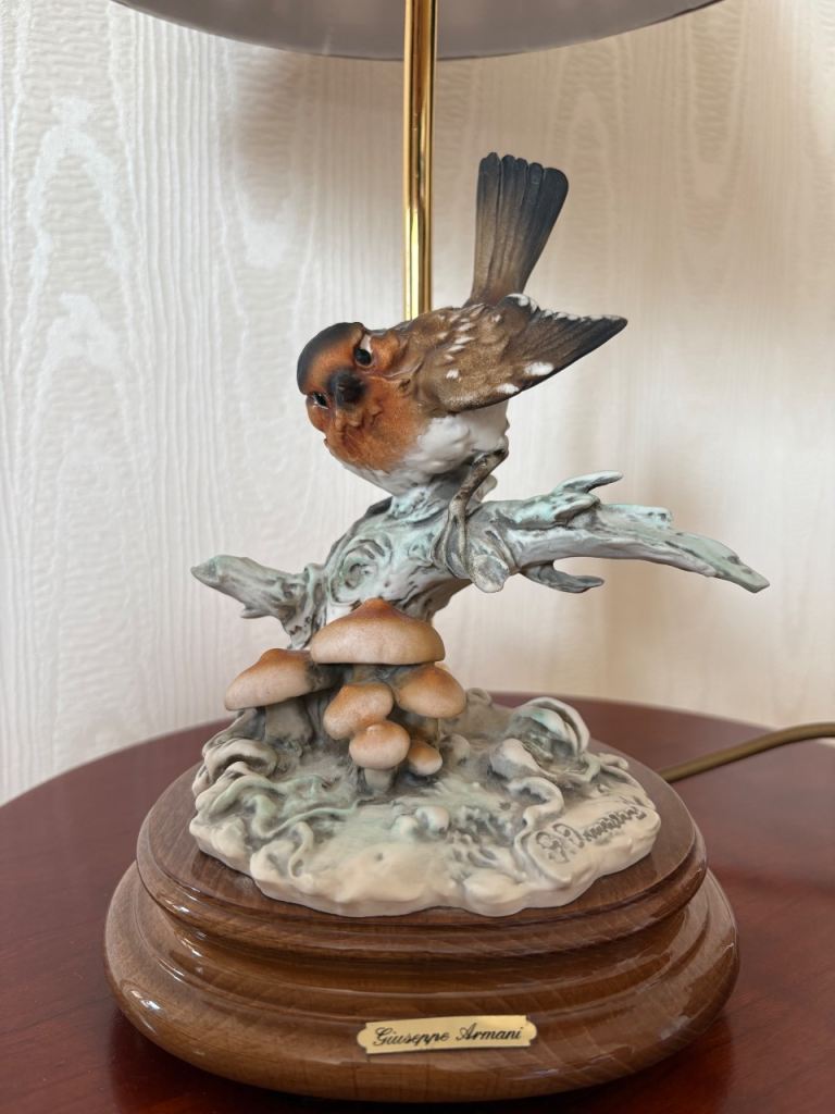 Florence Giuseppe Armani Bird Table Lamp – Good Condition