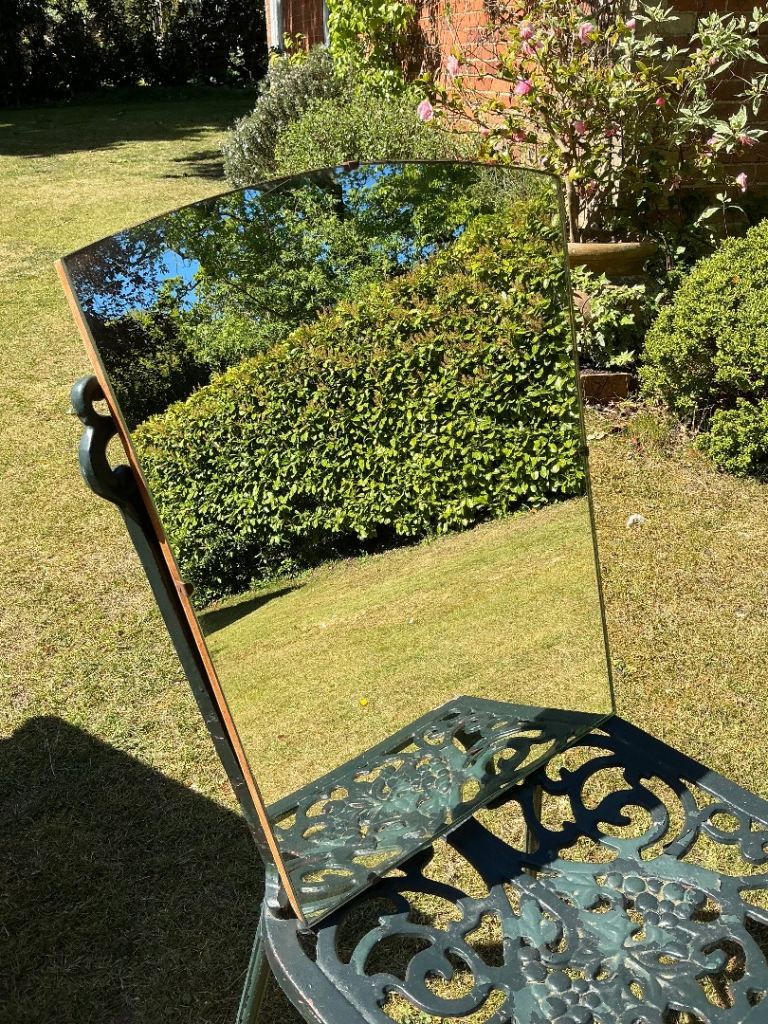 Mid Century Frameless mirror
