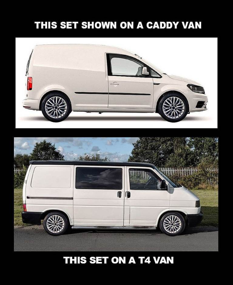 VW CADDY ALLOYS + TYRES. 5x112