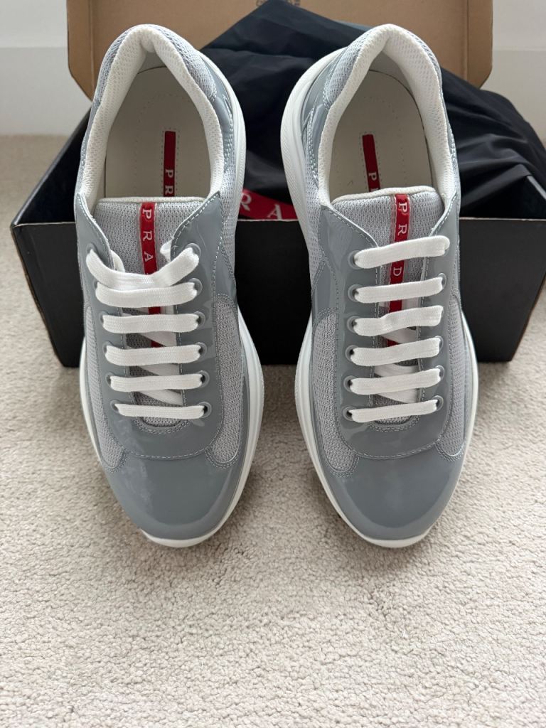 Prada America cup Men’s trainers grey eu44 uk 9/10