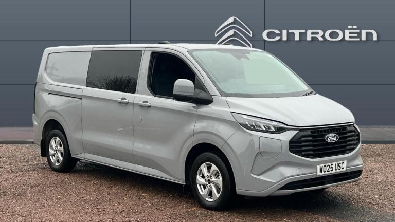 2025 Ford Transit Custom 320 L2 Petrol Fwd 2.5 PHEV 232ps H1 Double Cab Van Limited Auto Crew Bus...