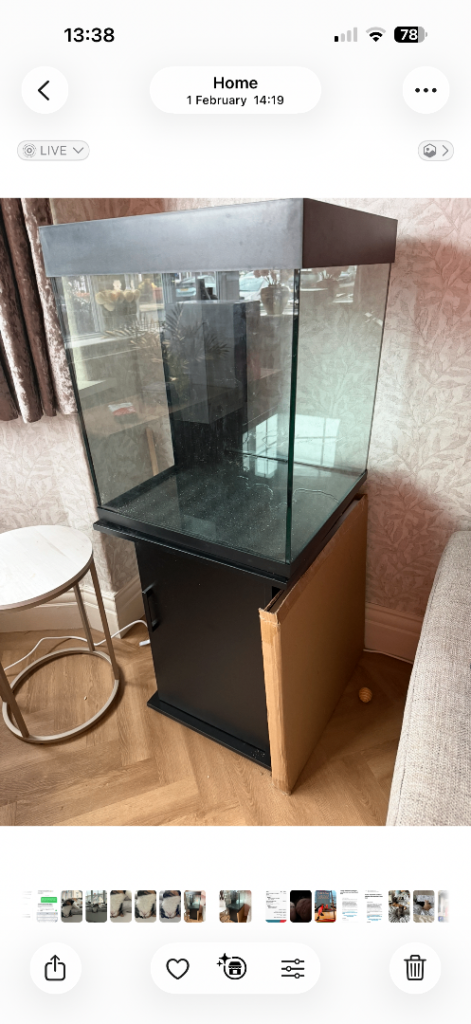 Swell Orinoco 60cm Cube Aquarium 197 ltrs