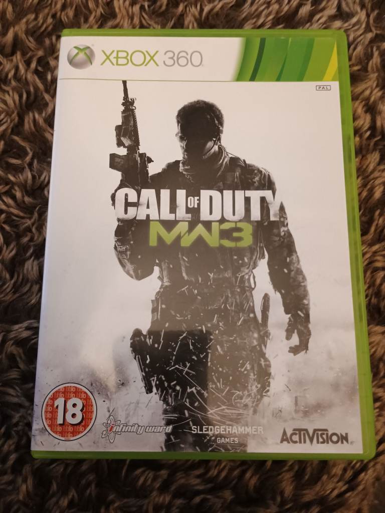 Xbox 360 Call of Duty MW3 game