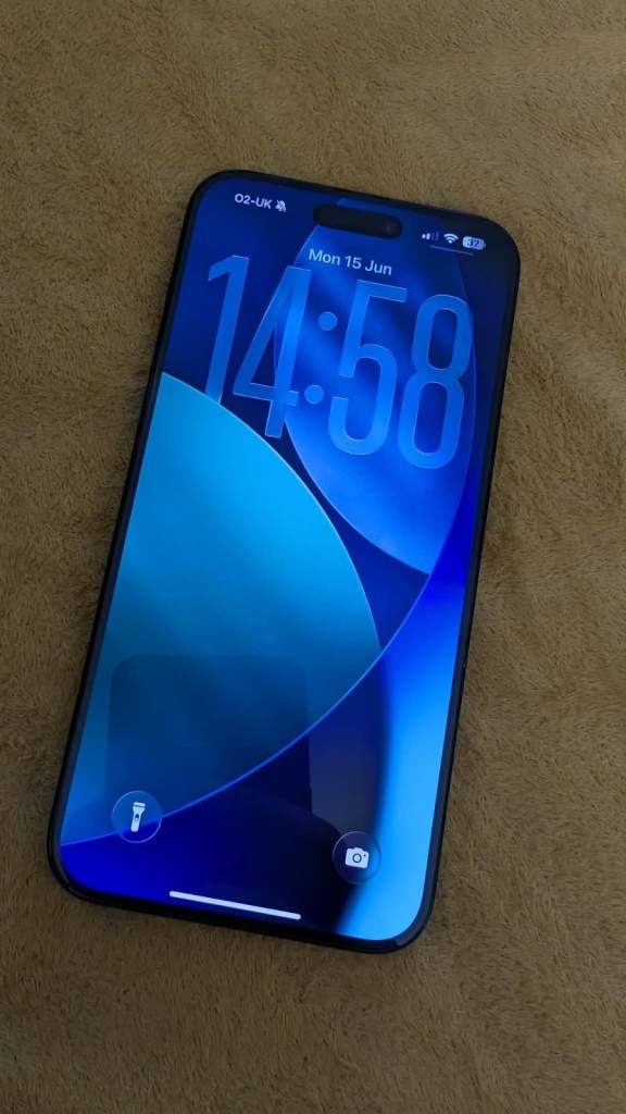 iPhone 15 pro max 256gb, blue titanium 