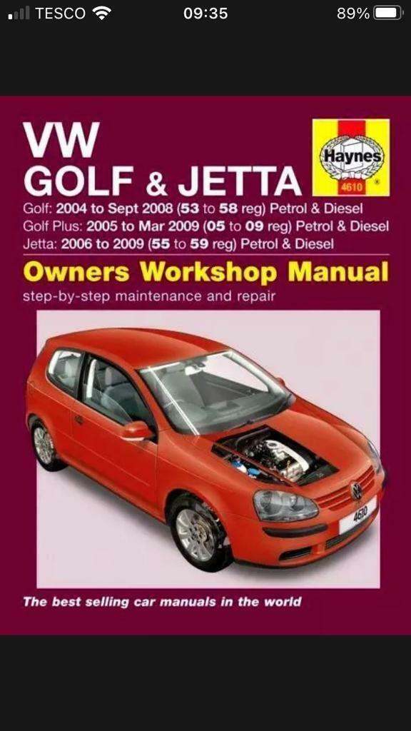 Golf Haynes manual