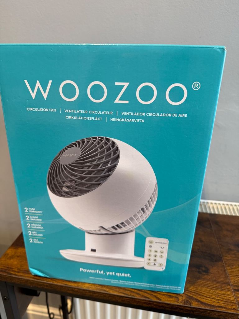 New WOOZOO Circulator Fan with Remote – Powerful and Quiet