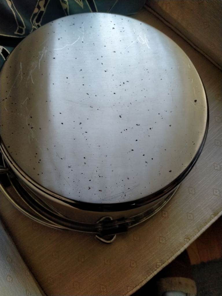 STAINLESS STEEL PRESERVING PAN USED ONLY ONCE. INDUCTION HOB FRIENDLY ...