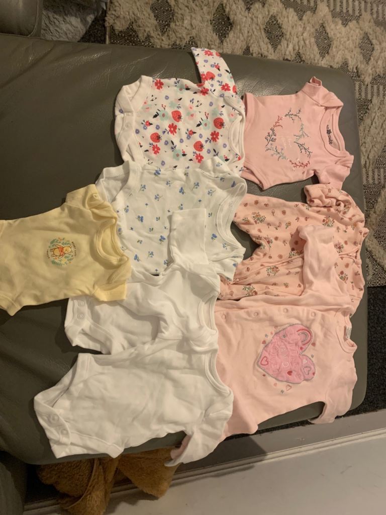Newborn Baby Clothes Bundle – Sleepsuits and Bodysuits