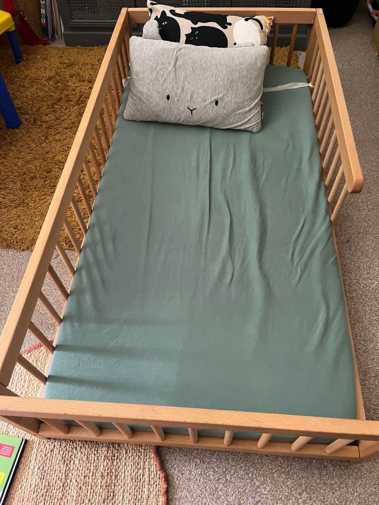 Montessori Toddler Bed with Mattress - Good Condition