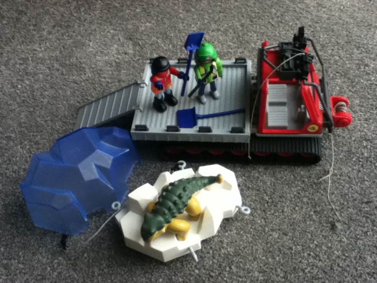 image for Playmobil 3191 dinosaur transporter set                                                      