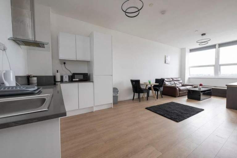 Modern Furnished 1-Bedroom Flat 