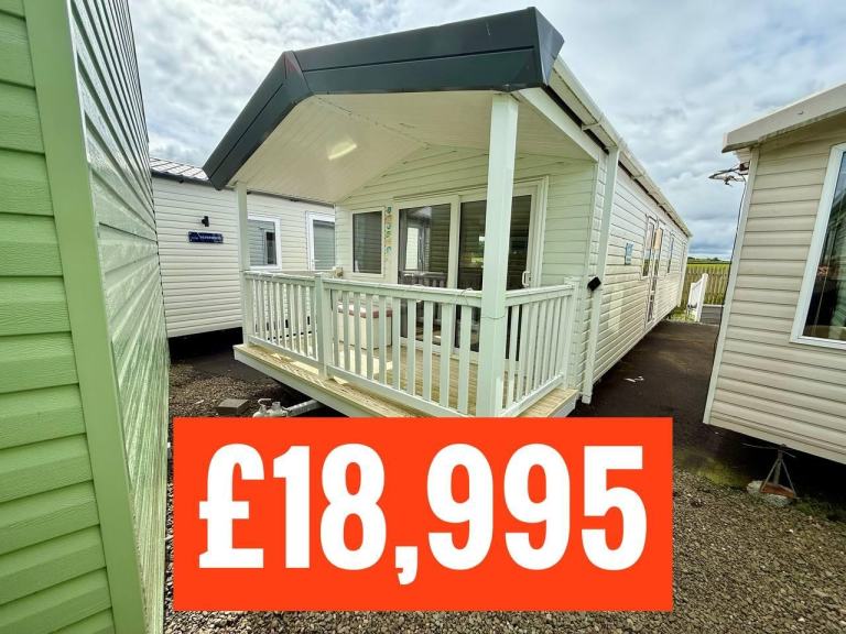 OFF SITE static caravan Scotland double glazed & heated 2 bed Atlas Cavern
