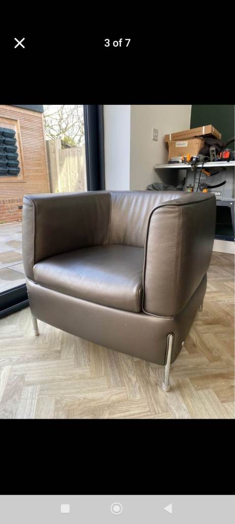 Pair of Quality Natuzzi armchairs