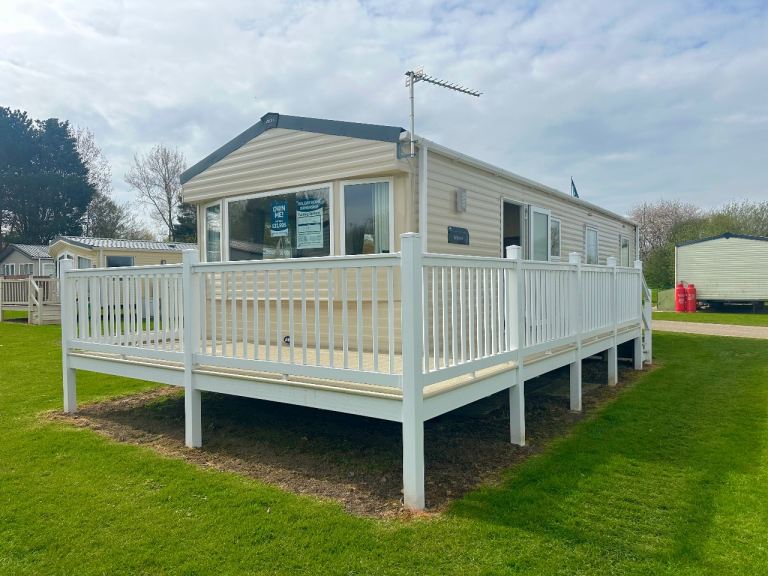 Cheap 3 Bedroom Static Caravans Holiday Homes For Sale Suffolk Norfolk Border Decking Included