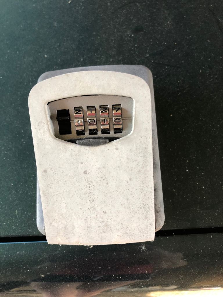 Key safe - ideal for older relatives 