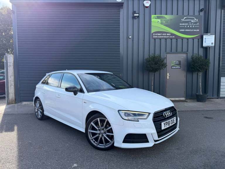 2018 Audi A3 1.0 TFSI Black Edition 5dr S Tronic HATCHBACK PETROL Automatic