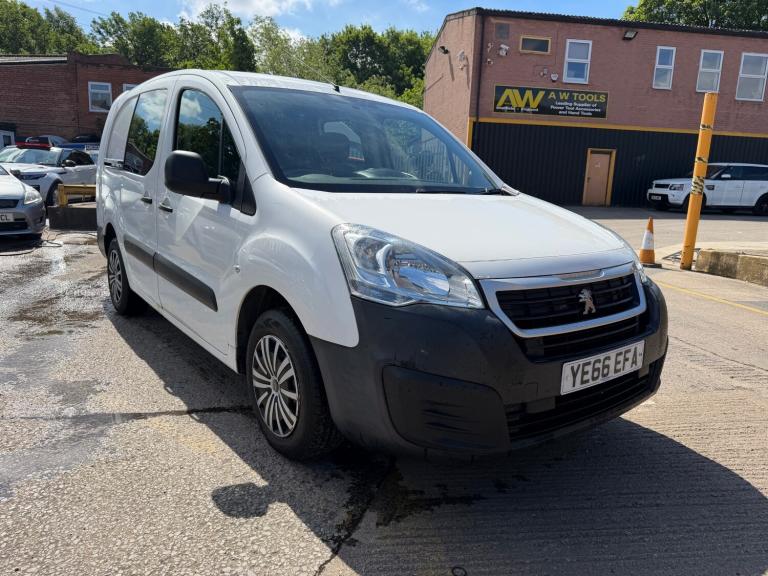 2016 Peugeot Partner 715 S 1.6 BlueHDi 100 Crew Van PANEL VAN Diesel Manual