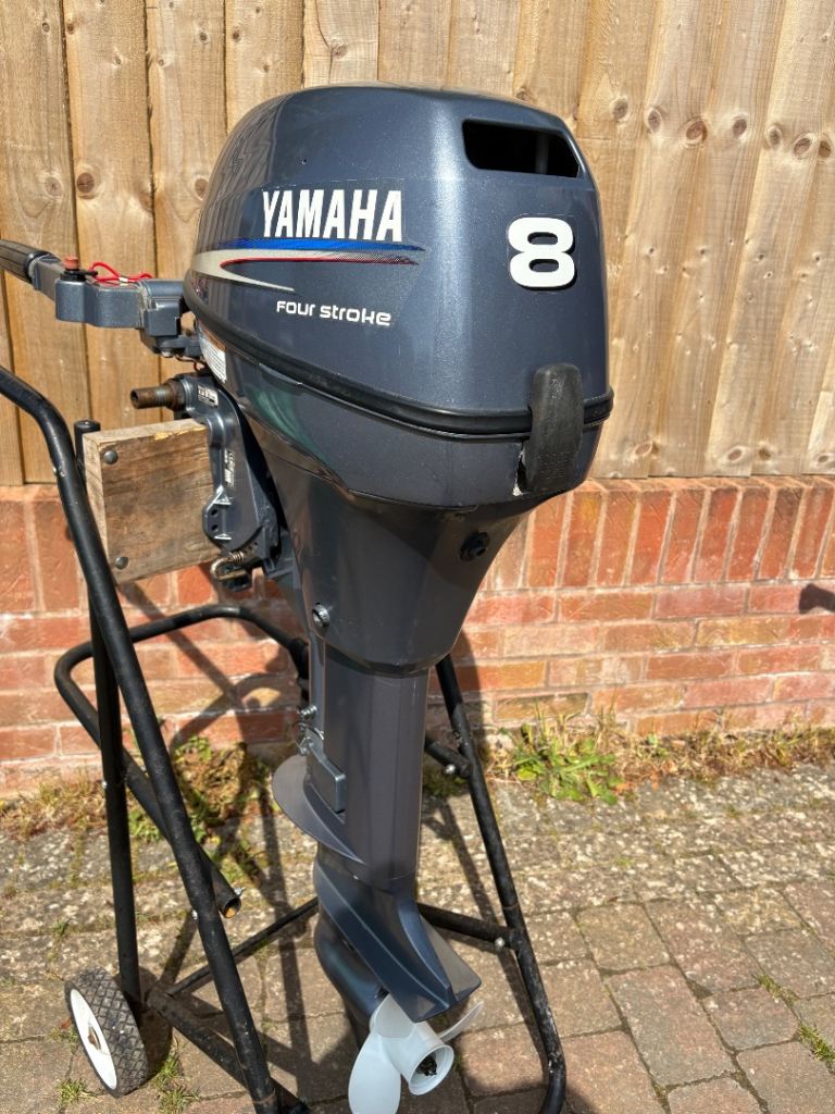 Yamaha 8hp Outboard Boat Engine 