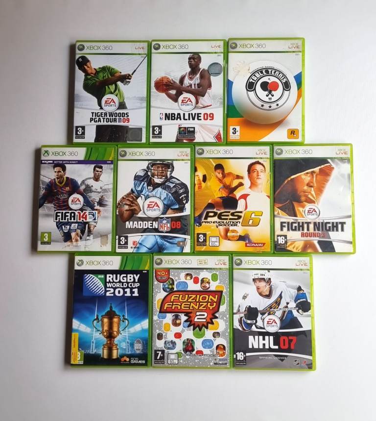 Xbox 360 games bundle of 10 games
