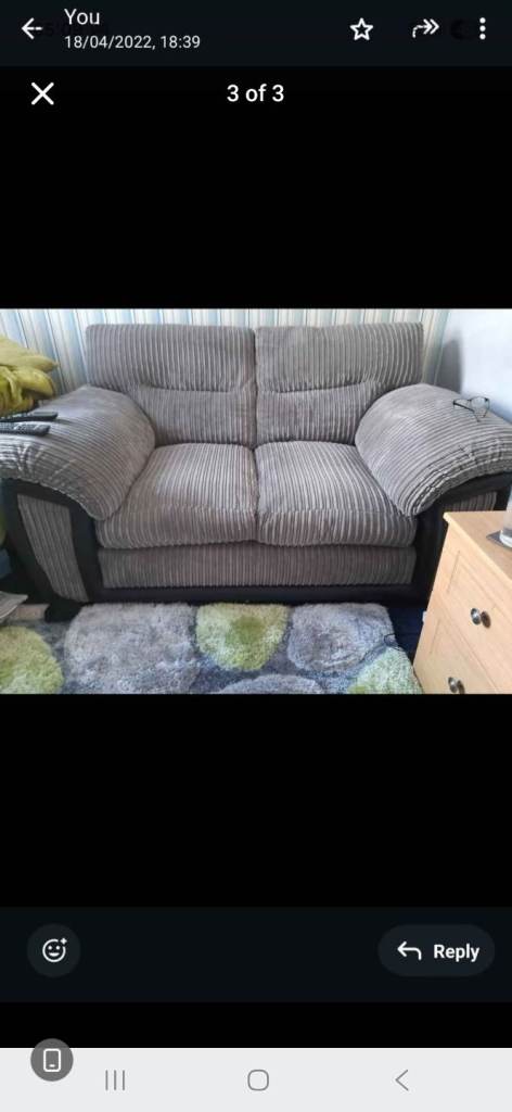 Dfs small 2 seater sofa