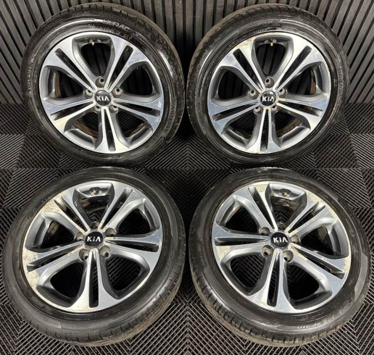 17'' GENUINE KIA CEED MK2 PRO GT GREY DC WHEELS TYRES ALLOYS 
