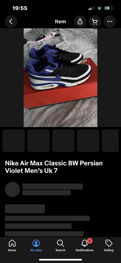 NIKE AIR MAX BW CLASSIC TRAINERS BRAND NEW BOXED SIZE 7