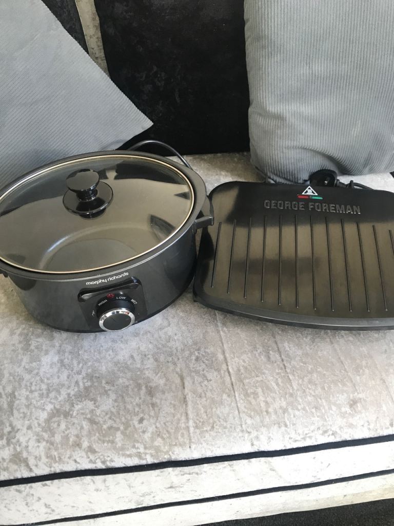 Slow cooker and George foreman