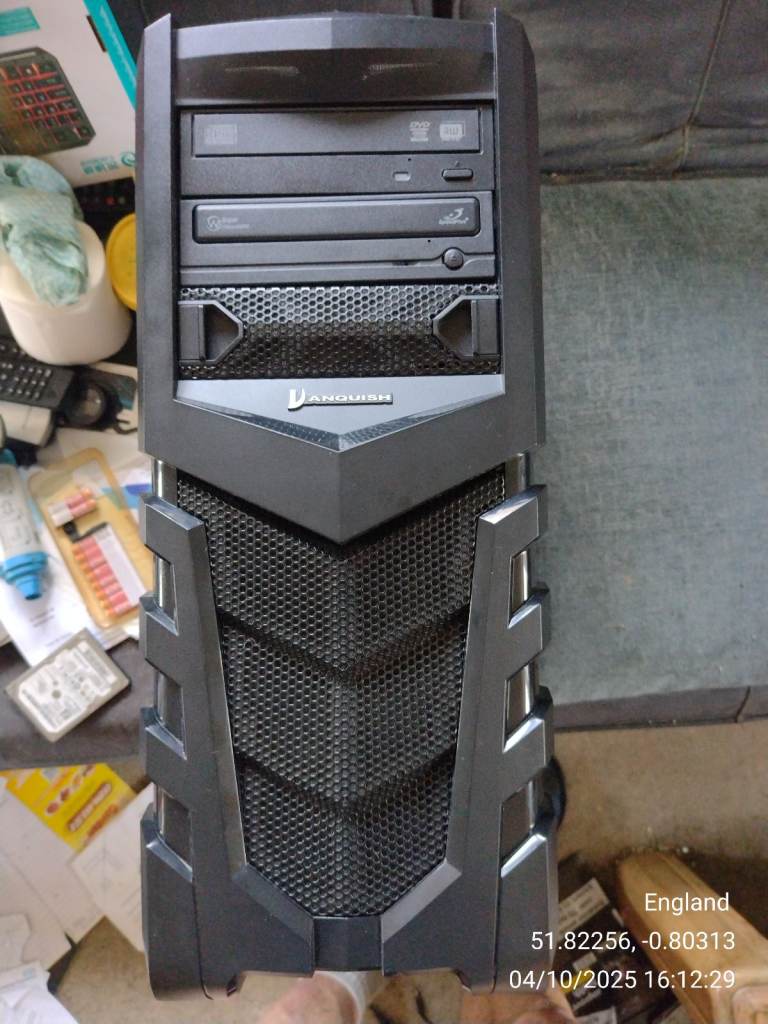 CiT Vanquish Red or Blue Midi ATX PC Gaming Tower Case USB 3.0 (No PSU)