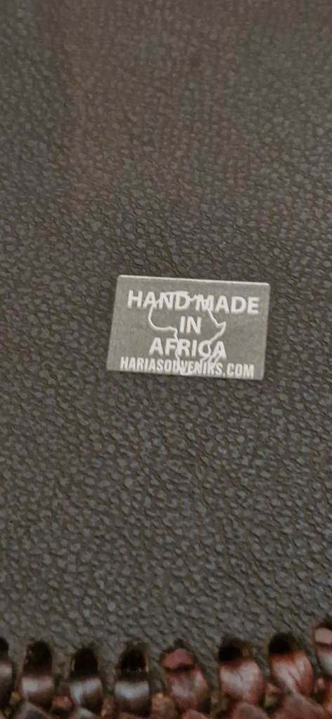  Collectible African leather place mats or wall hanging 