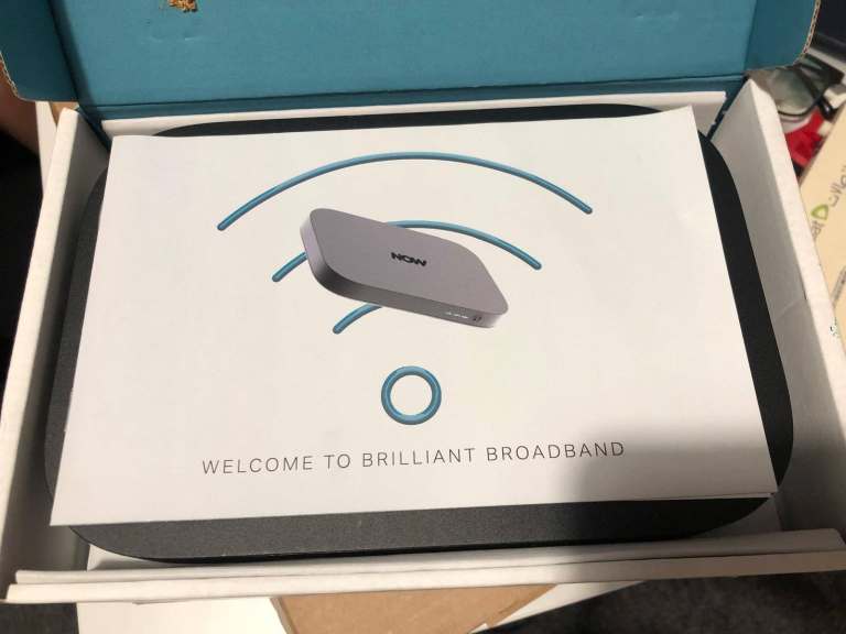 WiFi router.