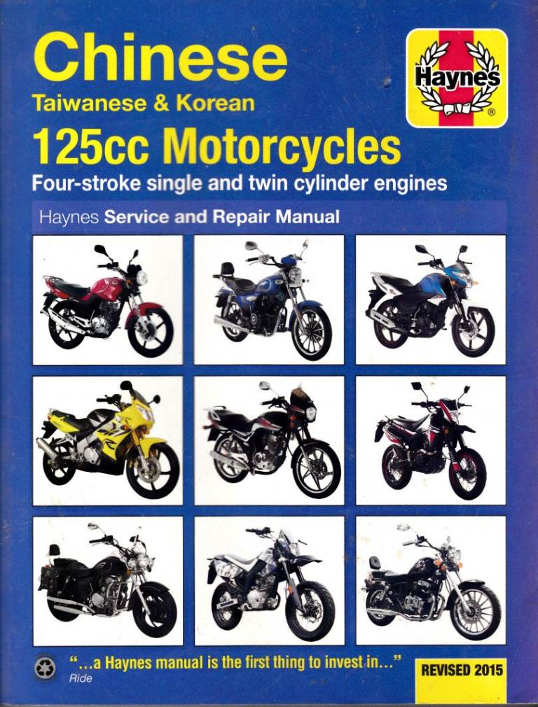 HAYNES CHINESE 125cc MOTORCYCLES SERVICE AND REPAIR MANUAL