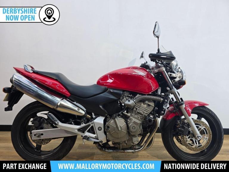 Honda CB600F Hornet 600 Red 2006 - Screen, Hand Guards, Crash Bungs