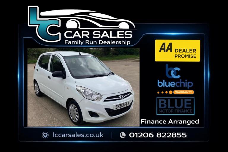 2013 HYUNDAI I10 1.2 Classic - 5 dr - ideal first car - only £20 per year tax
