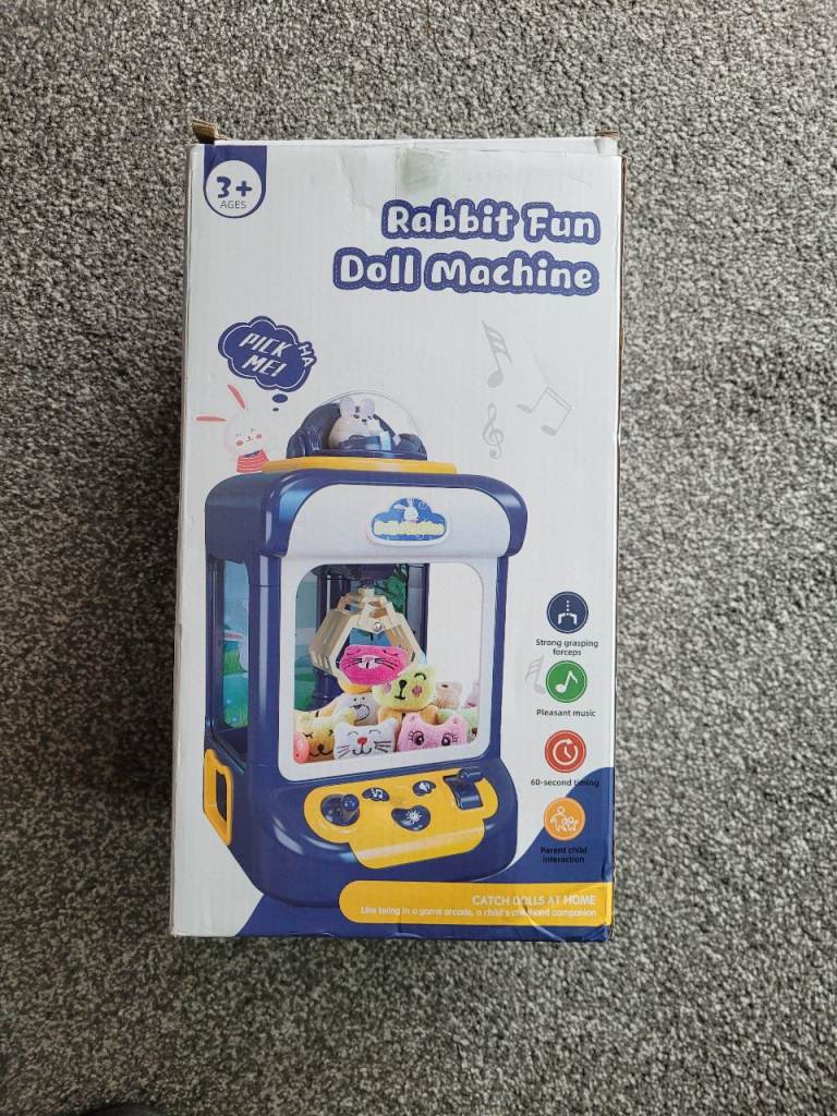 Rabbit fun doll machine, grab arcade type toy