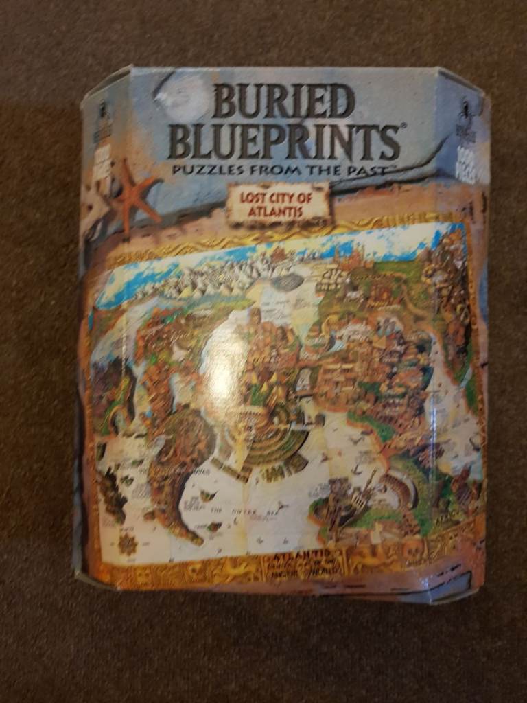 For sale is a Buried Blueprint Noahs Ark or Lost city of Atlantis puzzle from Bepuzzled