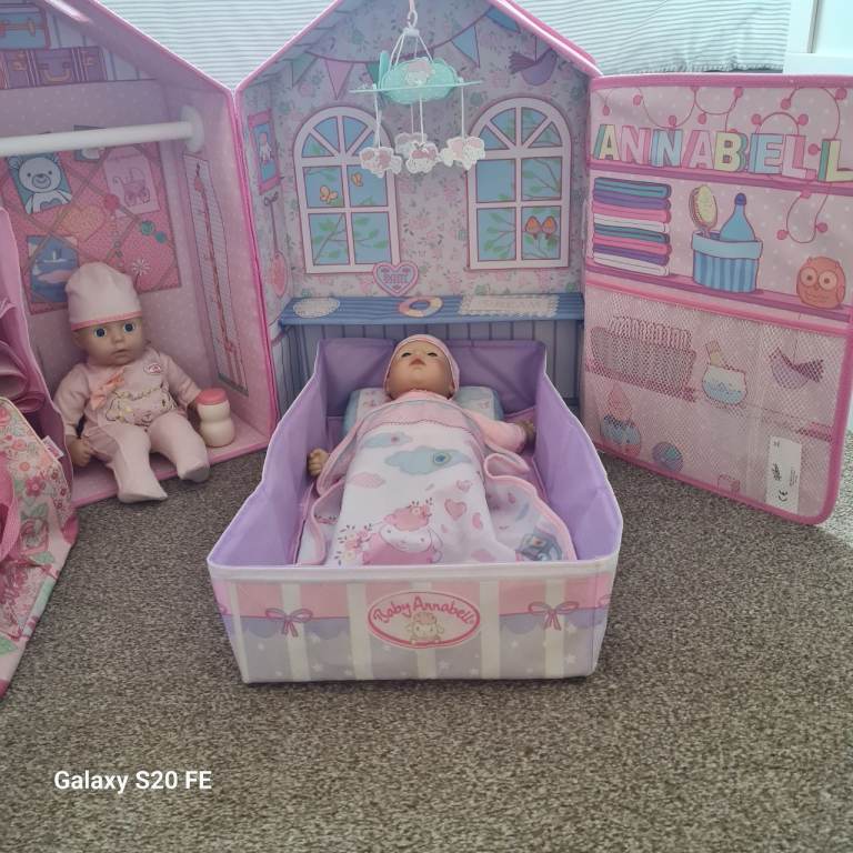 Baby Annabell House & Two Dolls