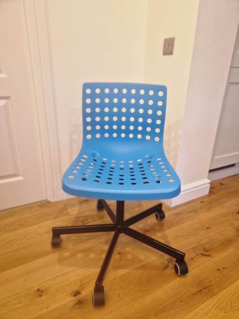 Blue office chair