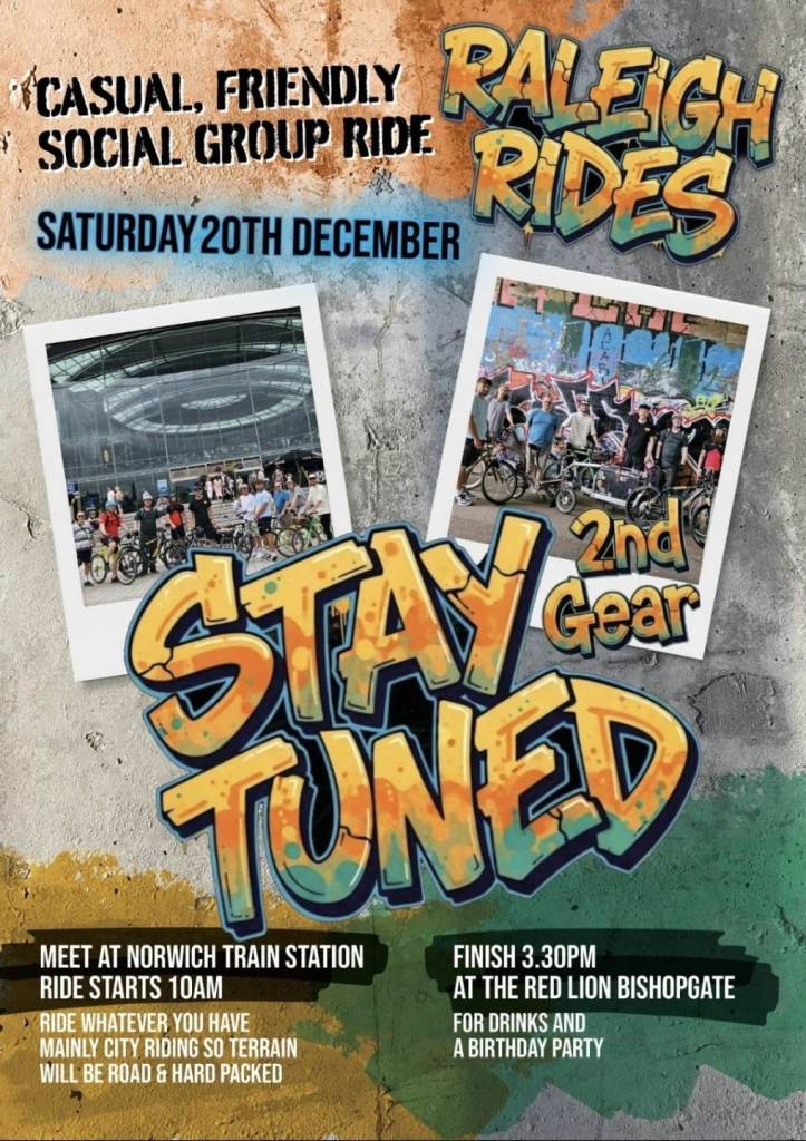 Group bike ride everyone welcome 