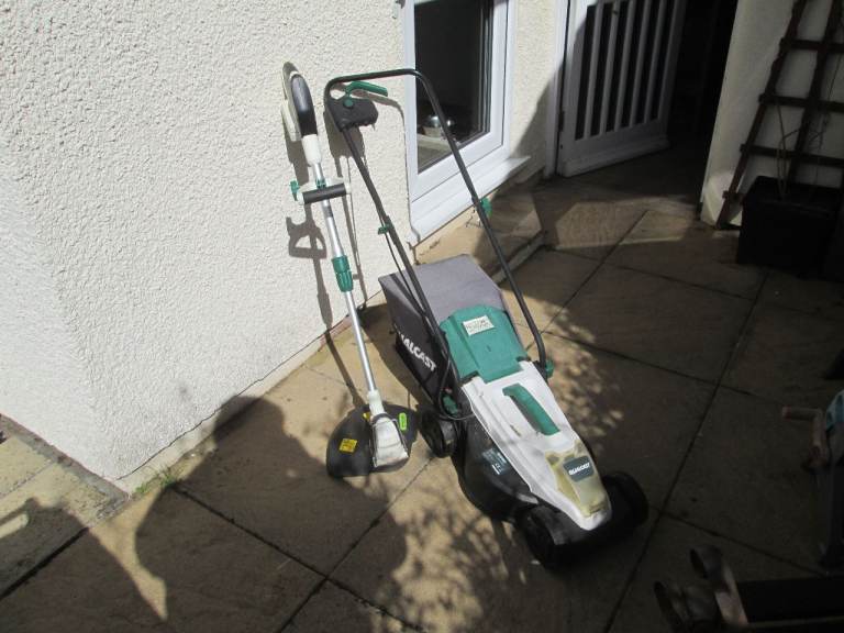 Qualcast mower and strimmer