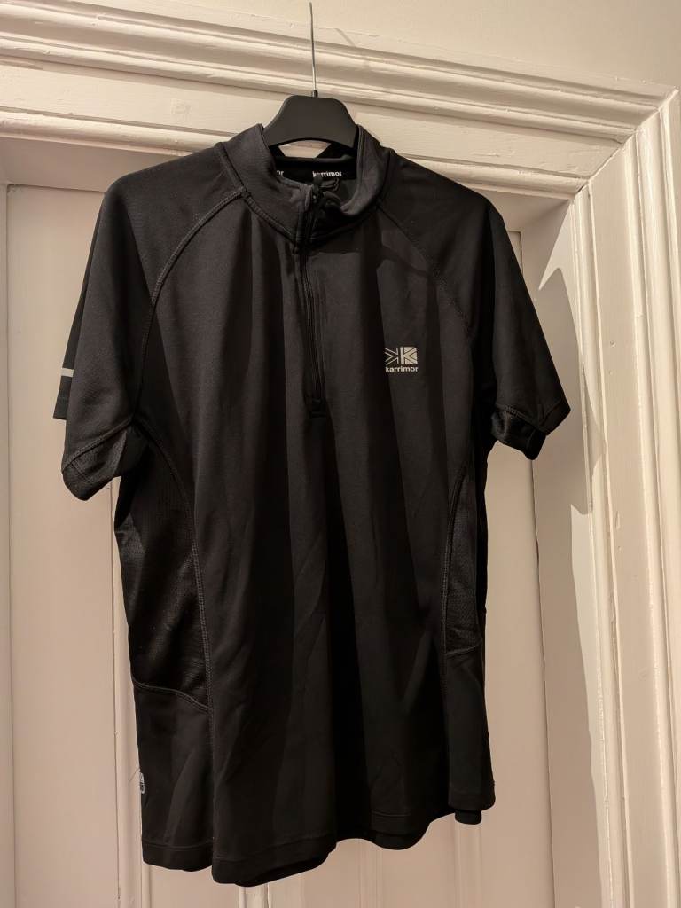 Karrimor Short-Sleeved Running Top – Black, Large