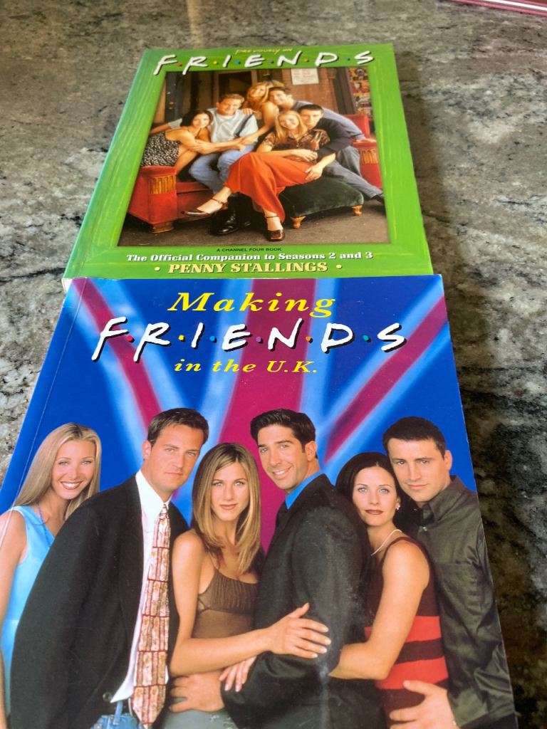 Making FRIENDS in the U.K. & Official Companion Books – Good Condition