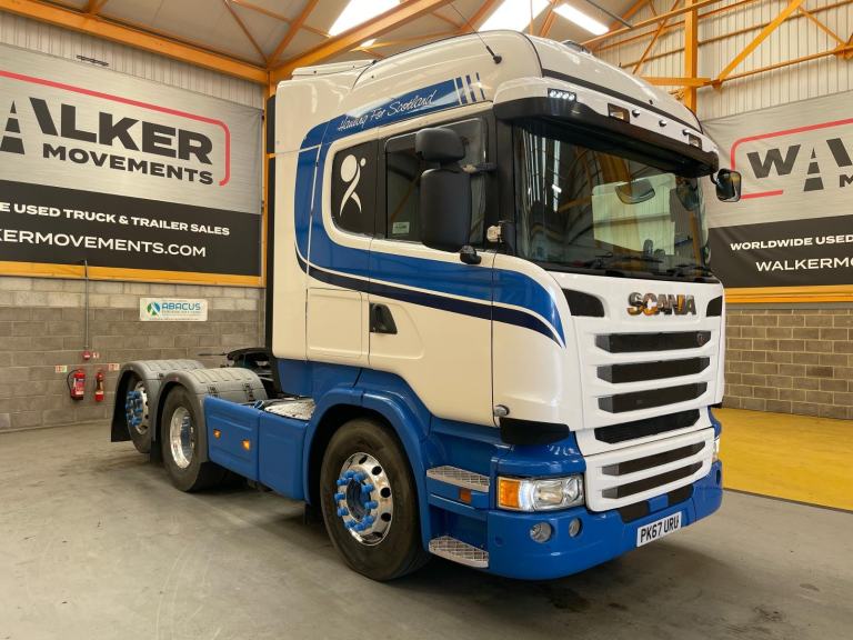 SCANIA R450 *EURO 6* HIGHLINE 6X2 TAG AXLE TRACTOR UNIT – 2017 – PK67 URU